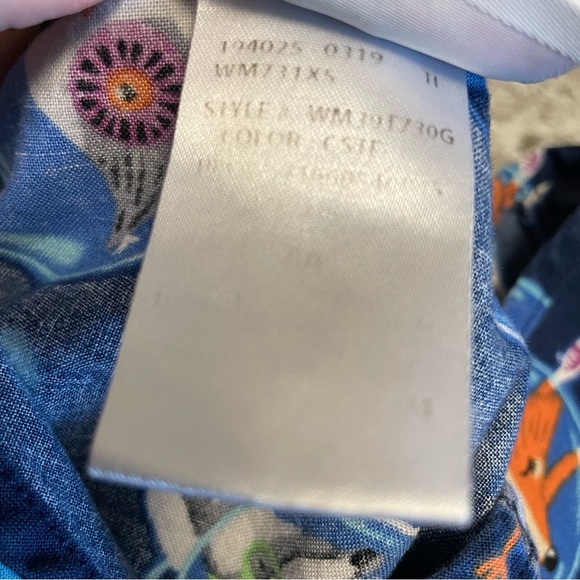 ScrubStat Space-Themed Scrub Top Fox Hedgehog Women’s M - Picture 7 of 8